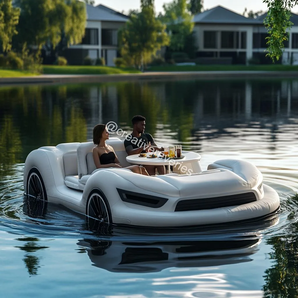 Giant Tractor Lake Floats: Farming Fun Meets Waterside Adventure