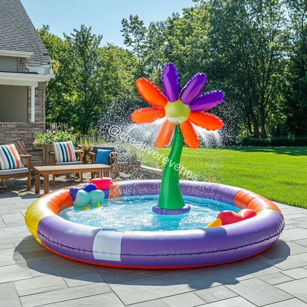 Inflatable Pools with Flower Shower: Blossom Your Summer with Style and Splash