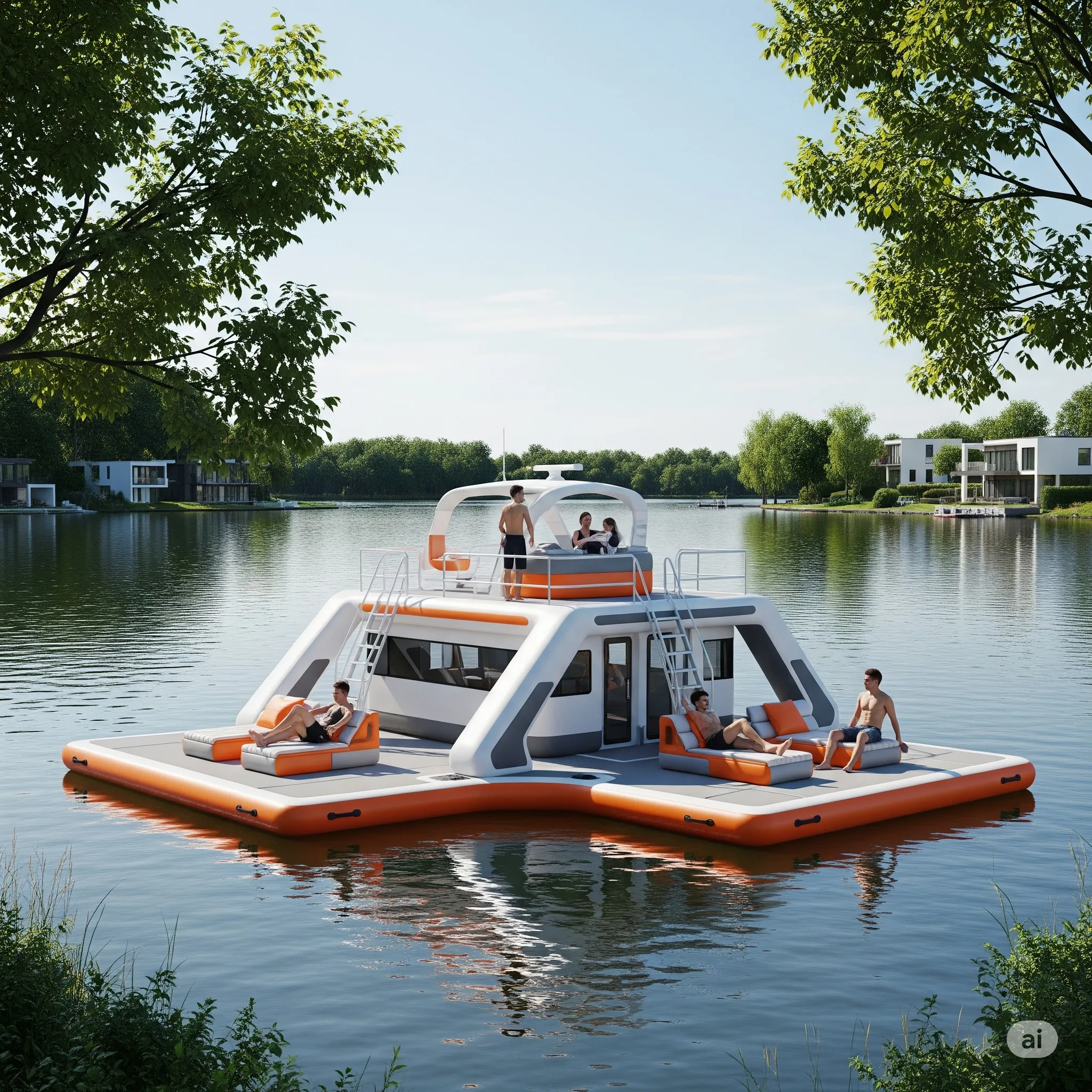 Inflatable Yacht Lake Floats: The Ultimate Fusion of Luxury and Leisure