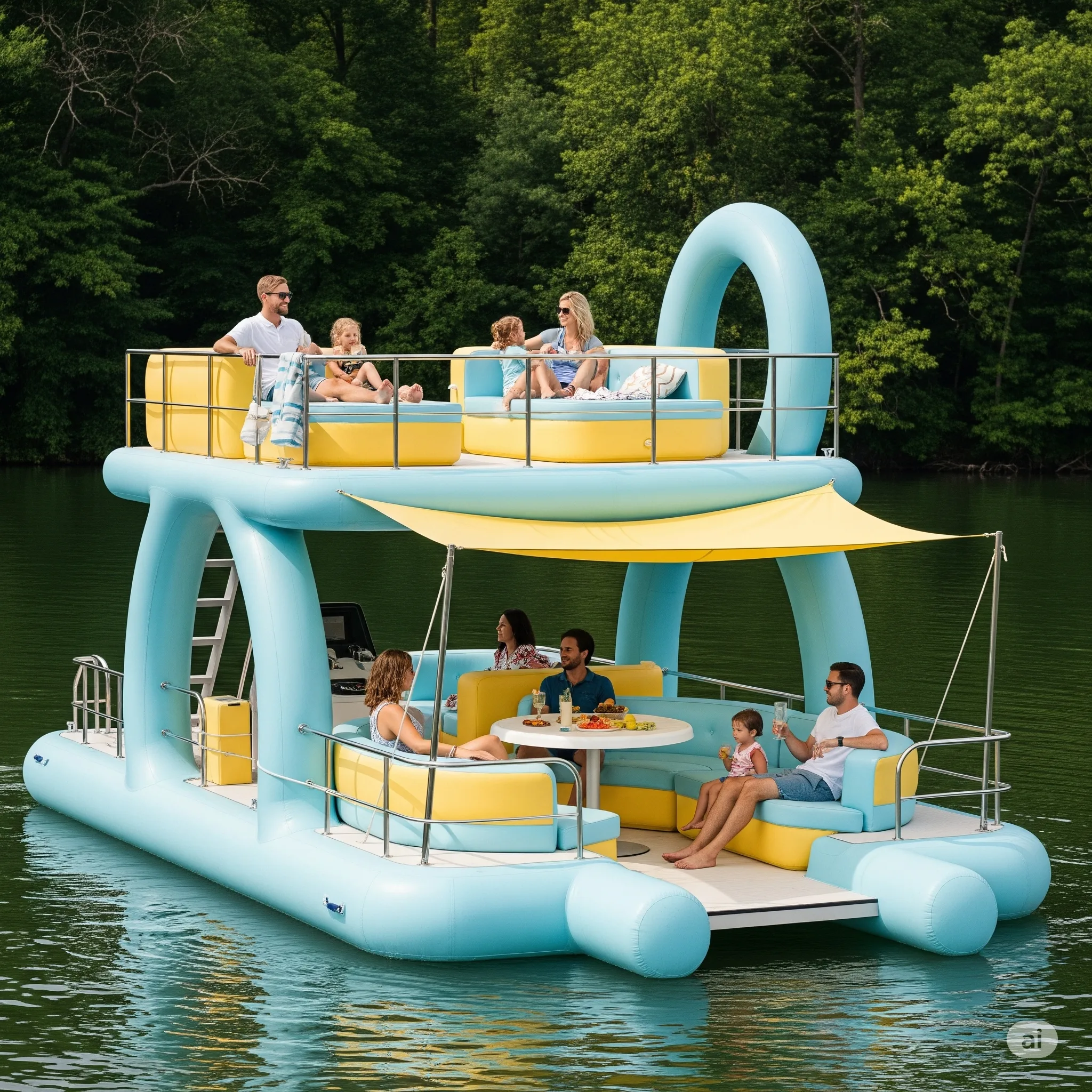 The Concept and Rise of Inflatable Yacht Lake Floats