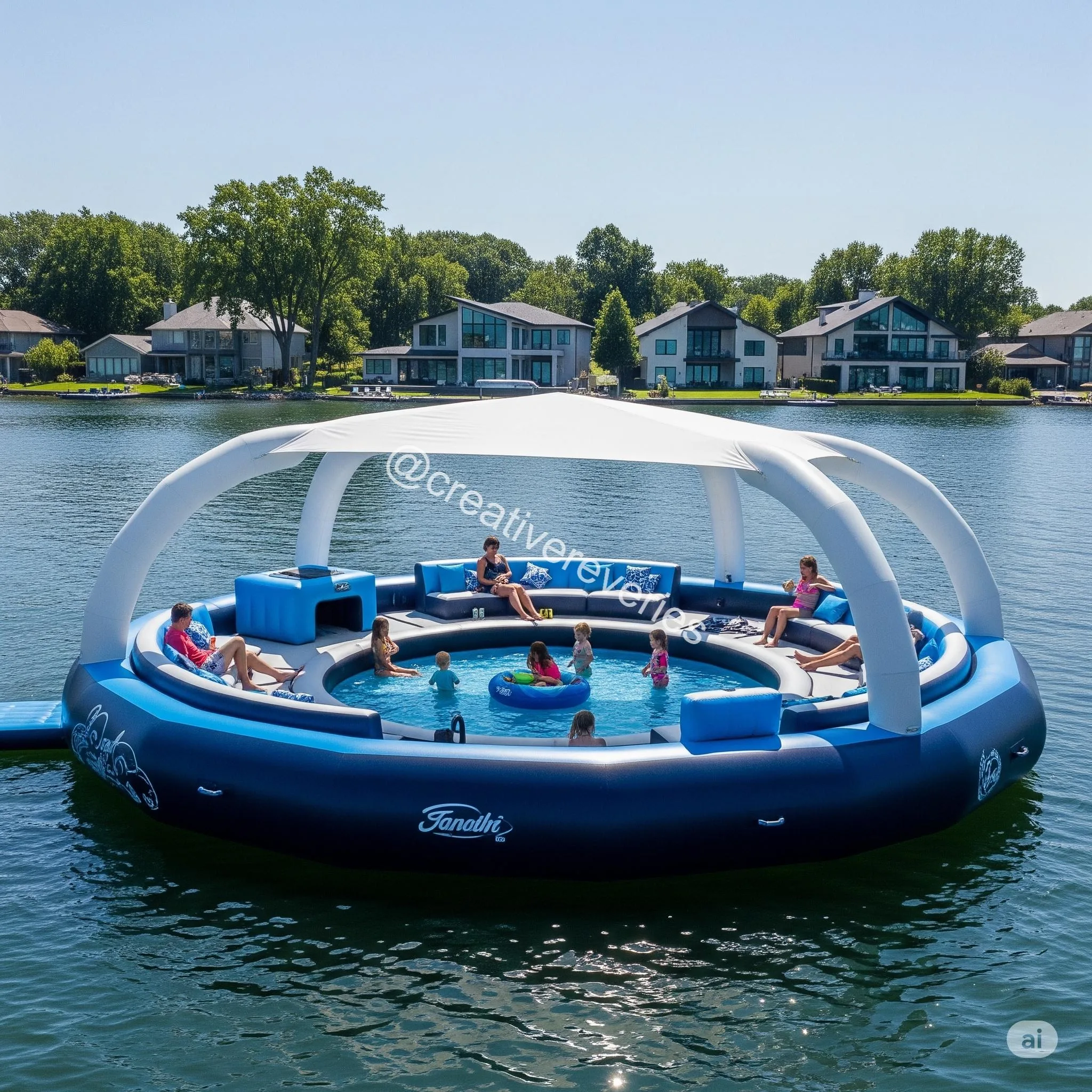 Party Floats with Net Bottom Pools: The Perfect Blend of Leisure and Splash