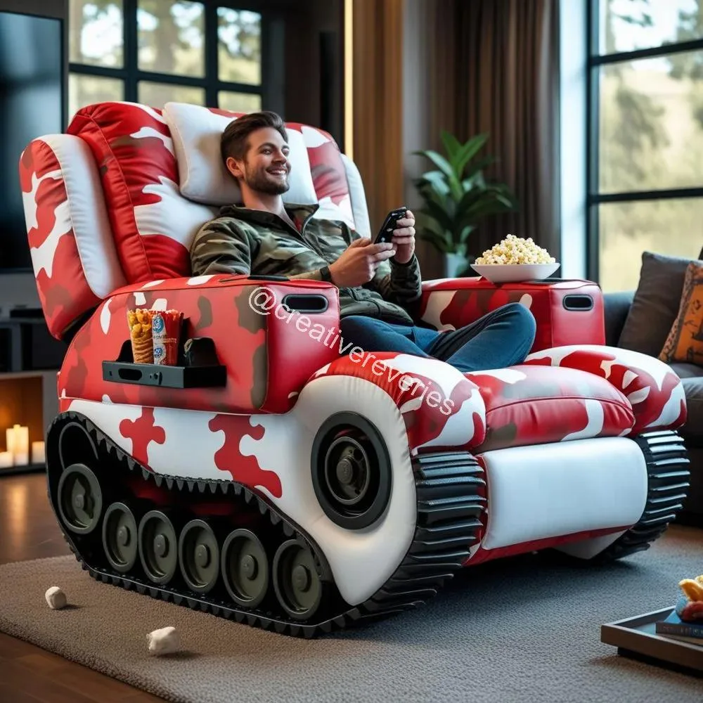 Tank Recliners: Military Comfort Meets Maximum Man-Cave Energy