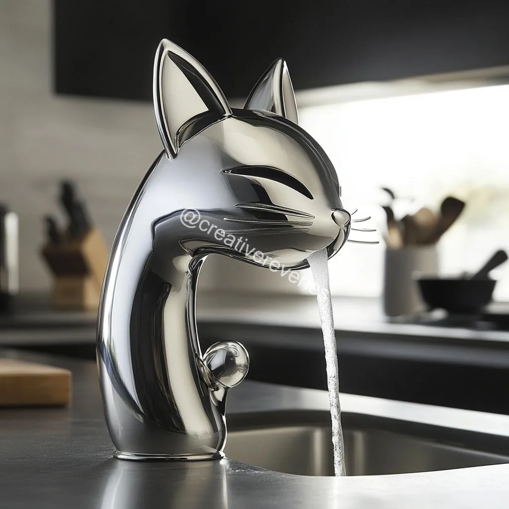 Add a Splash of Personality with Water Tap Cats