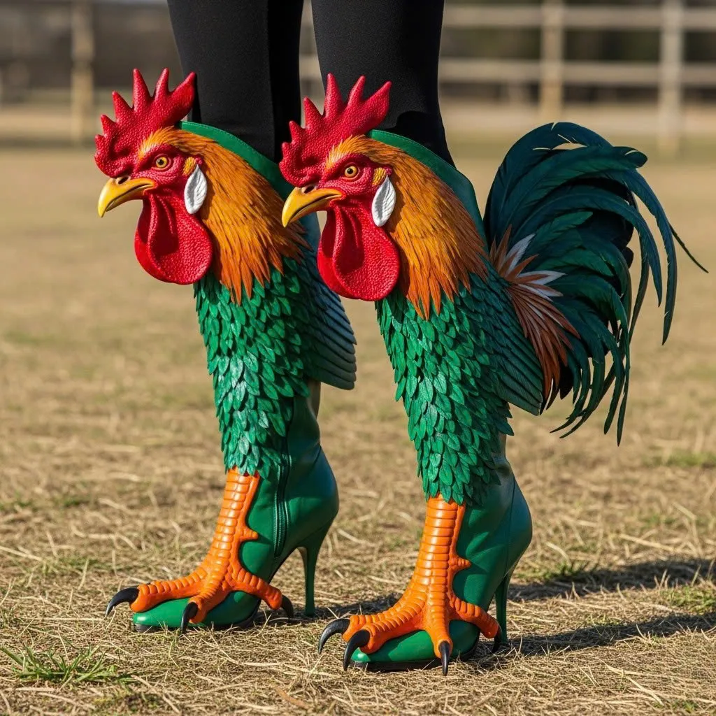 Step Into Whimsy - Discover the Magic of Animal Shaped Boots for All Ages