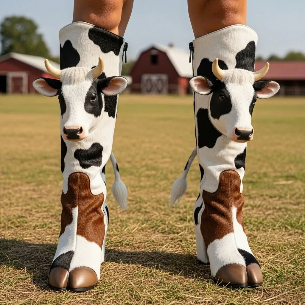 Step Into Whimsy - Discover the Magic of Animal Shaped Boots for All Ages