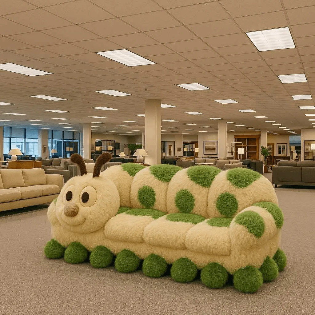 Discover the Unique Charm of Caterpillar Sofas - Merging Comfort with Bold Design
