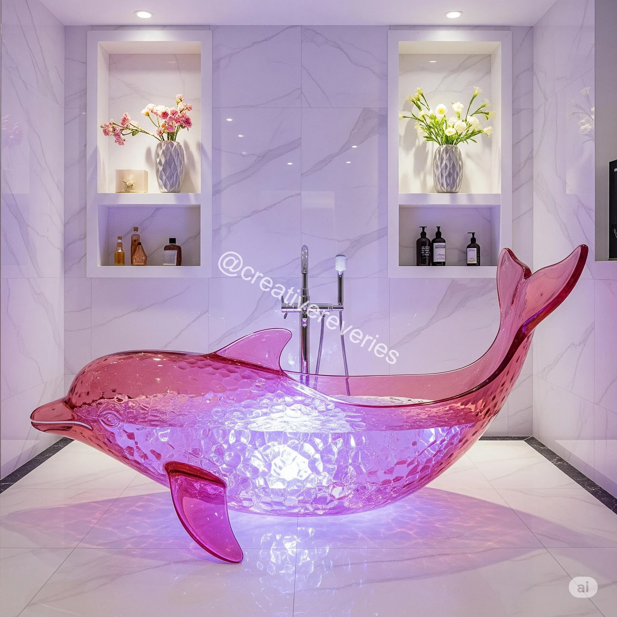 Making a Splash with Artistic Bathing