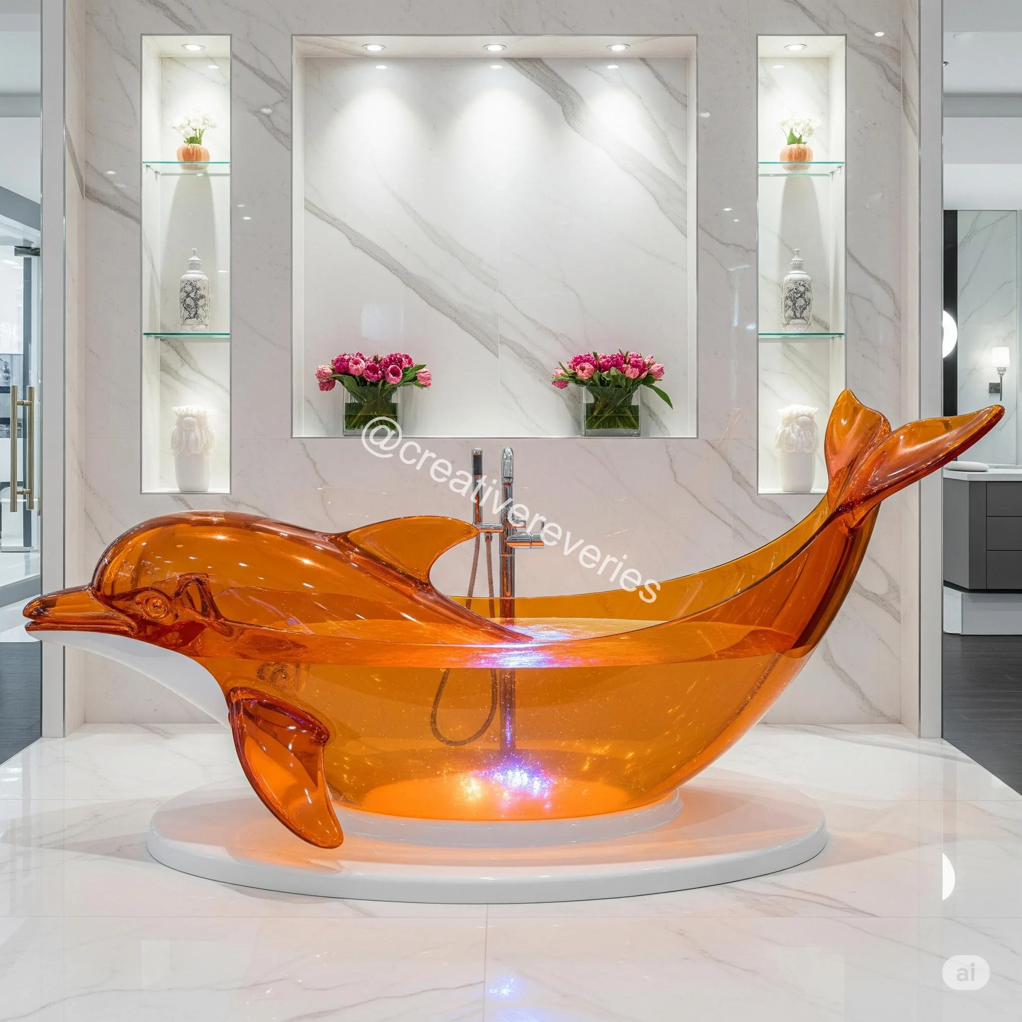 Who Chooses Dolphin-Shaped Bathtubs?