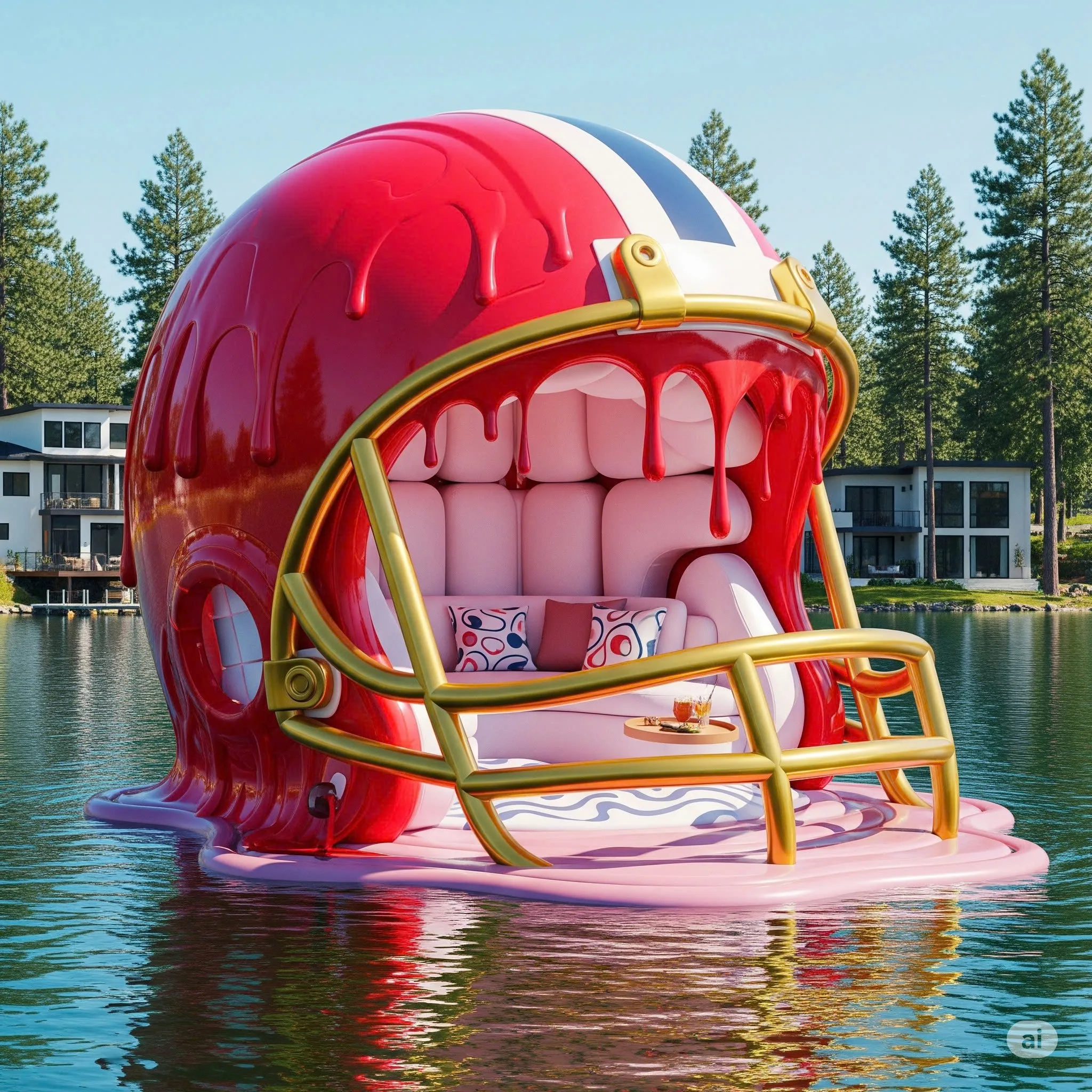 Dive into the Fun: Exploring the Unique World of Football Helmet Lake Floats