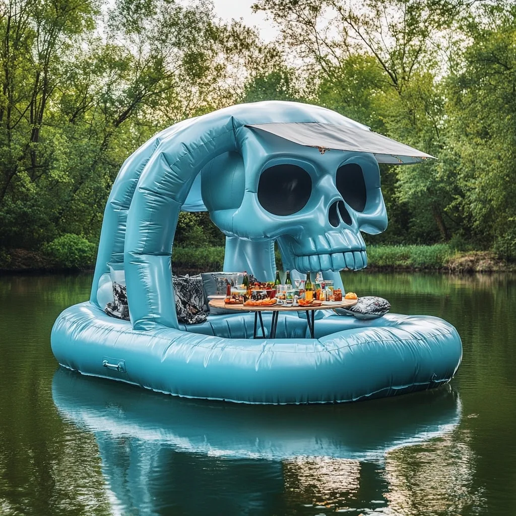 How to Use Giant Inflatable Skull Lake Floats Effectively