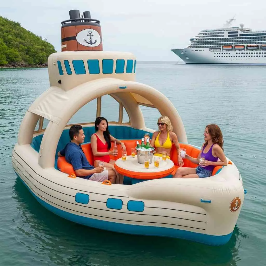 Experience the Joy of Summer with Inflatable Cruise Ship Lake Floats