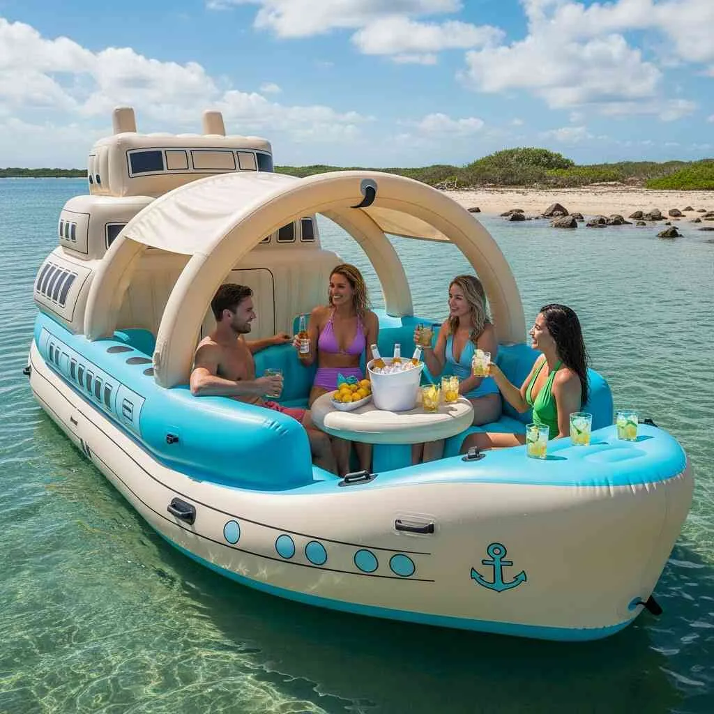 How to Use Inflatable Cruise Ship Lake Floats