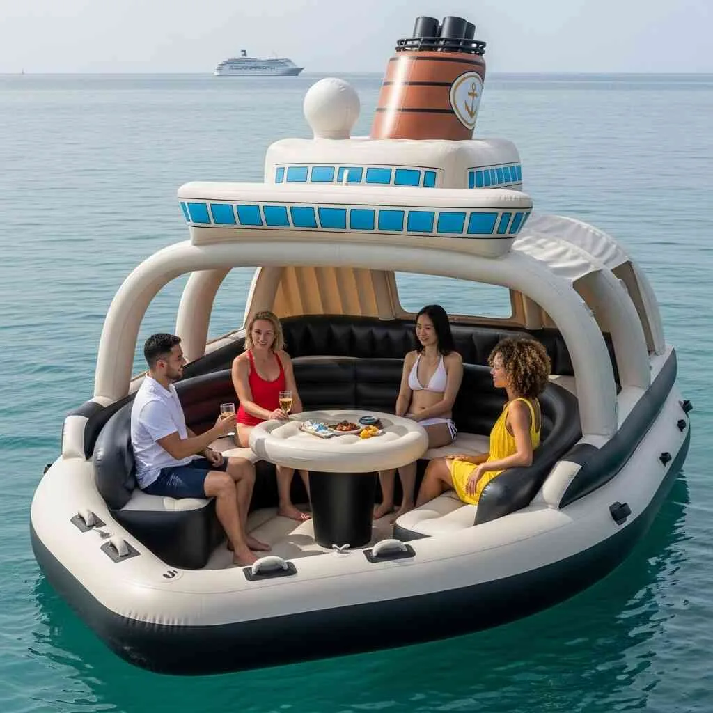 Comparing Different Models of Inflatable Cruise Ship Lake Floats
