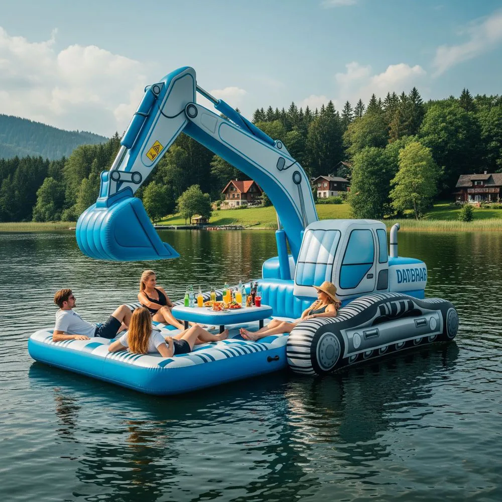 Advantages of Inflatable Excavator Lake Floats