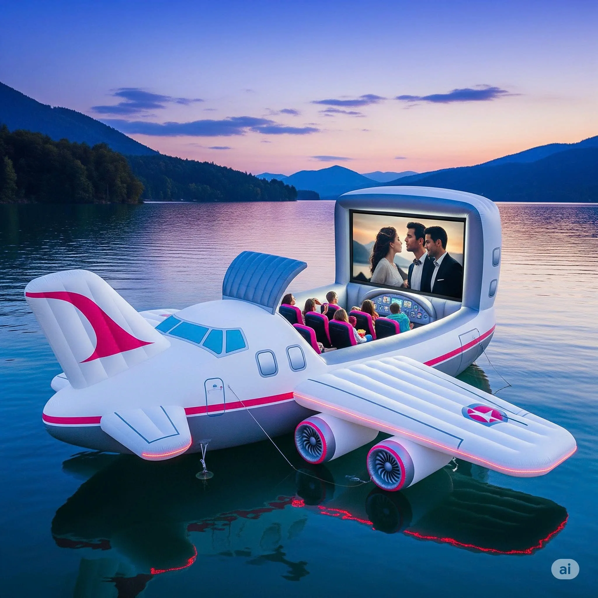 How to Use an Inflatable Floating Cinema