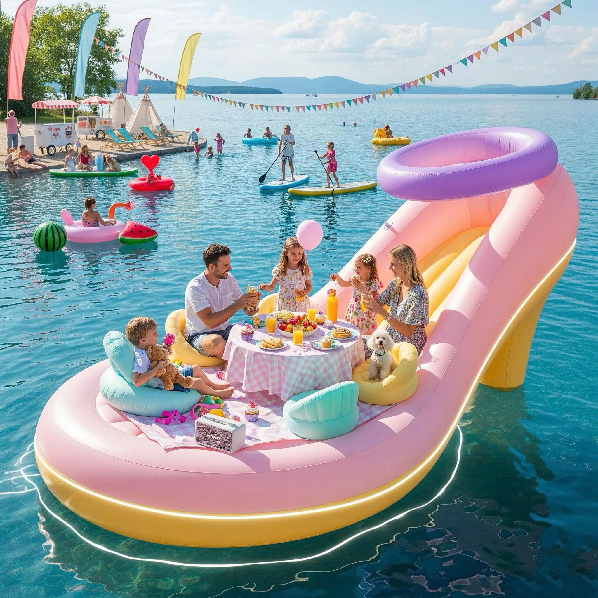 Discovering the Fun and Flair of the Inflatable High Heel Float - A Splashy Trend for Summer