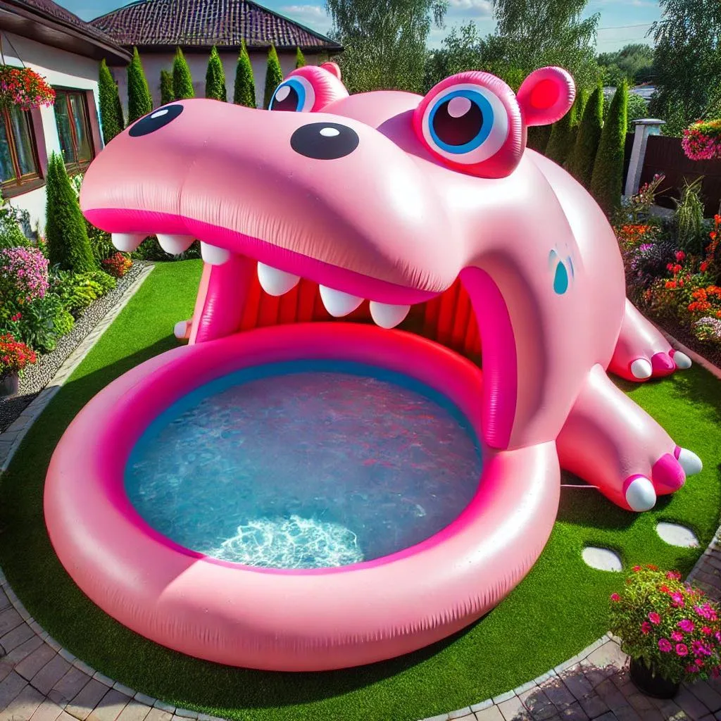 Why Choose an Inflatable Hippo Pool?