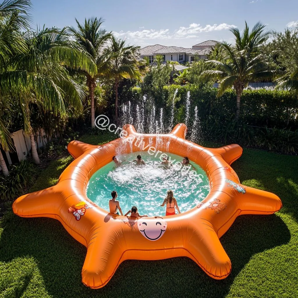 Setting Up and Maintaining an Inflatable Sea Creature Shower Pool