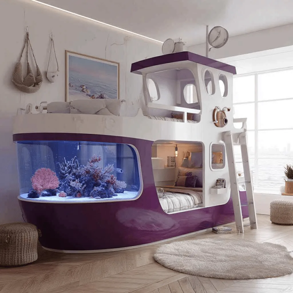 A Dive into Design: The Aesthetic Appeal of Nautical-Themed Bunk Beds
