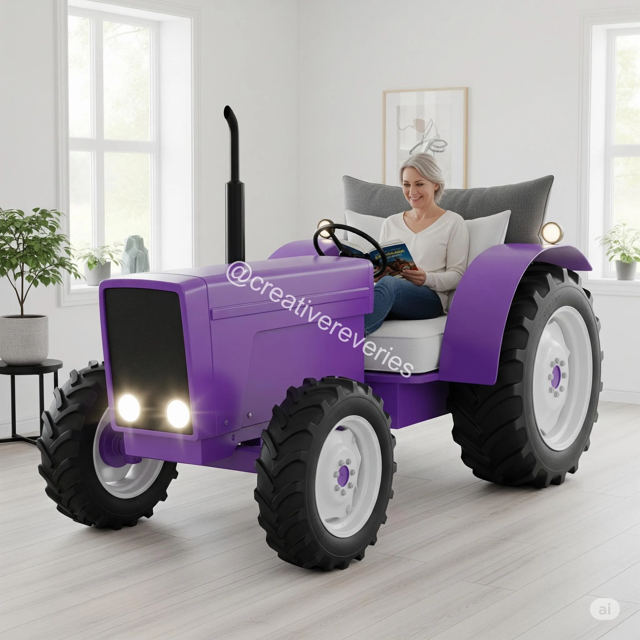 Tractor Recliner: Farmhouse Comfort with a Rugged Twist