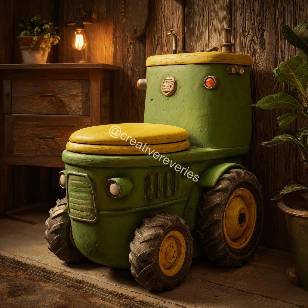 Tractor Toilet: When Farm Life Meets Bathroom Humor