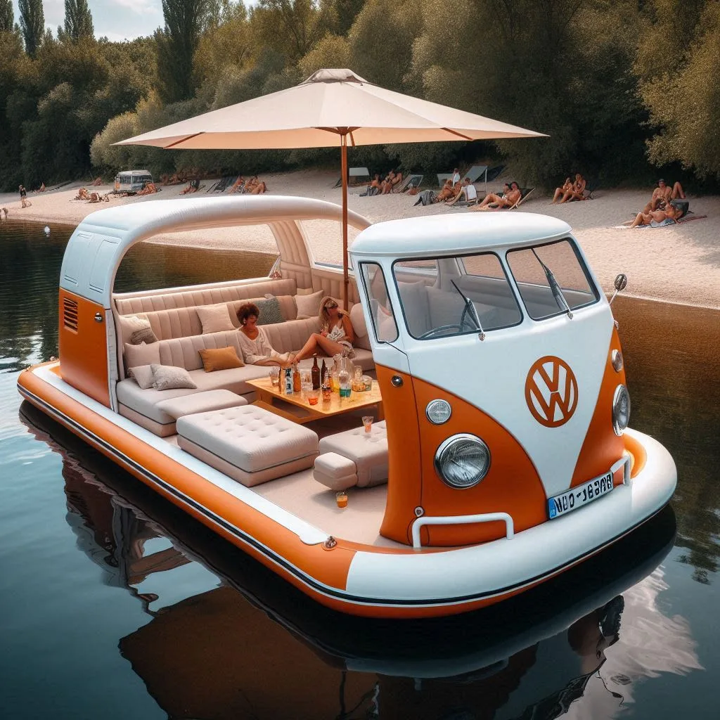 Who’s Loving the VW Bus Lake Float?