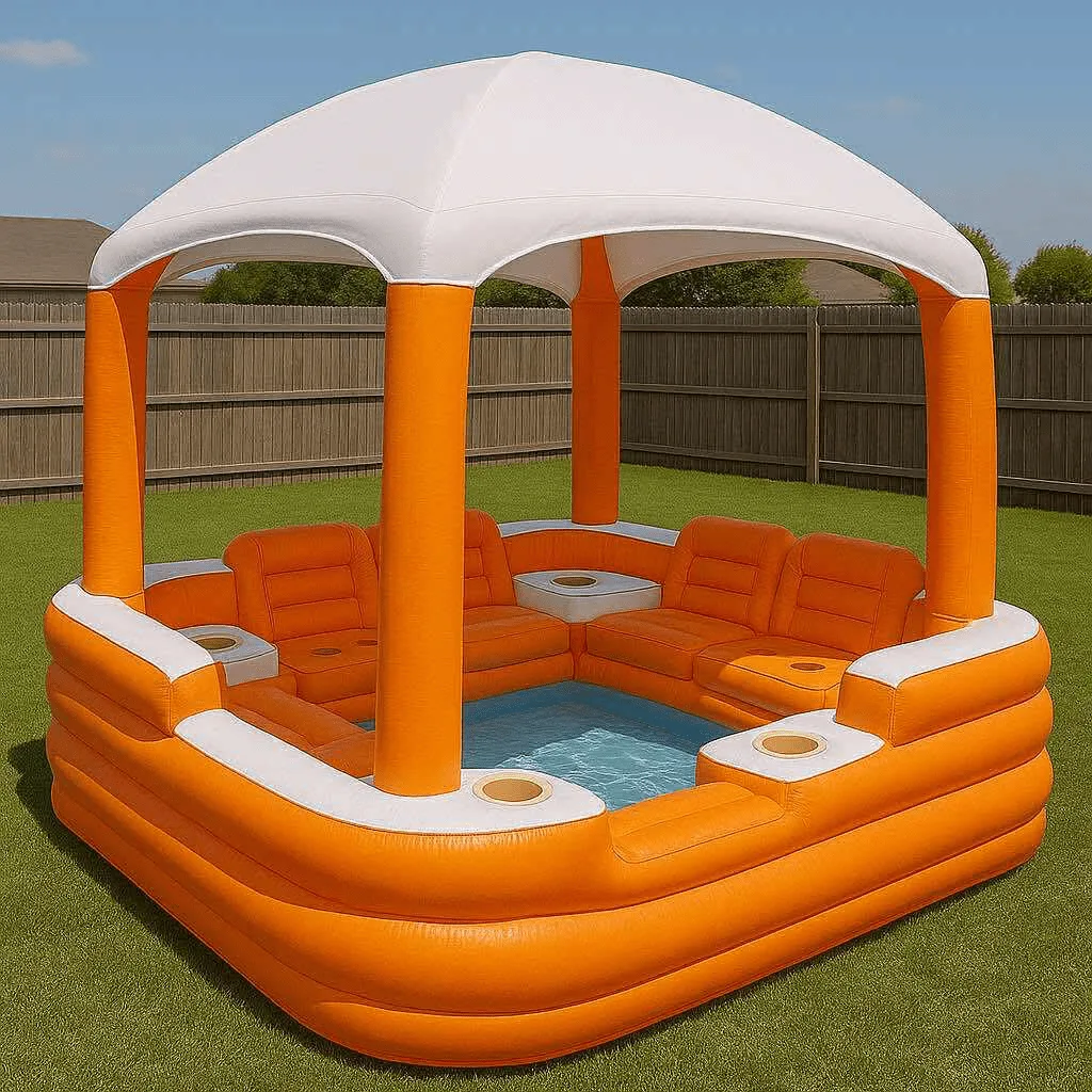 Inflatable Gazebo Pool Lounges: Floating Comfort in Architectural Style