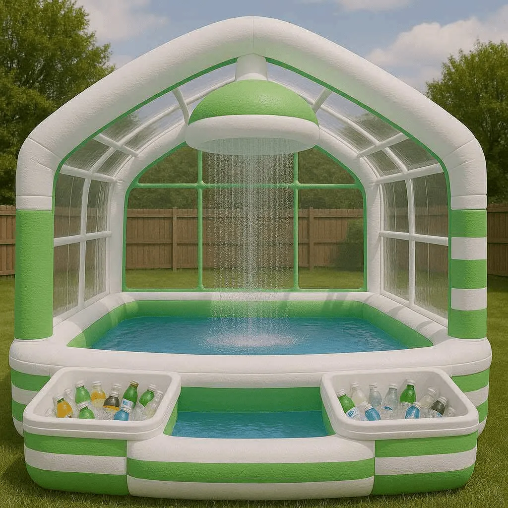 What Is an Inflatable Shower Paddling Pool with a Cooler?