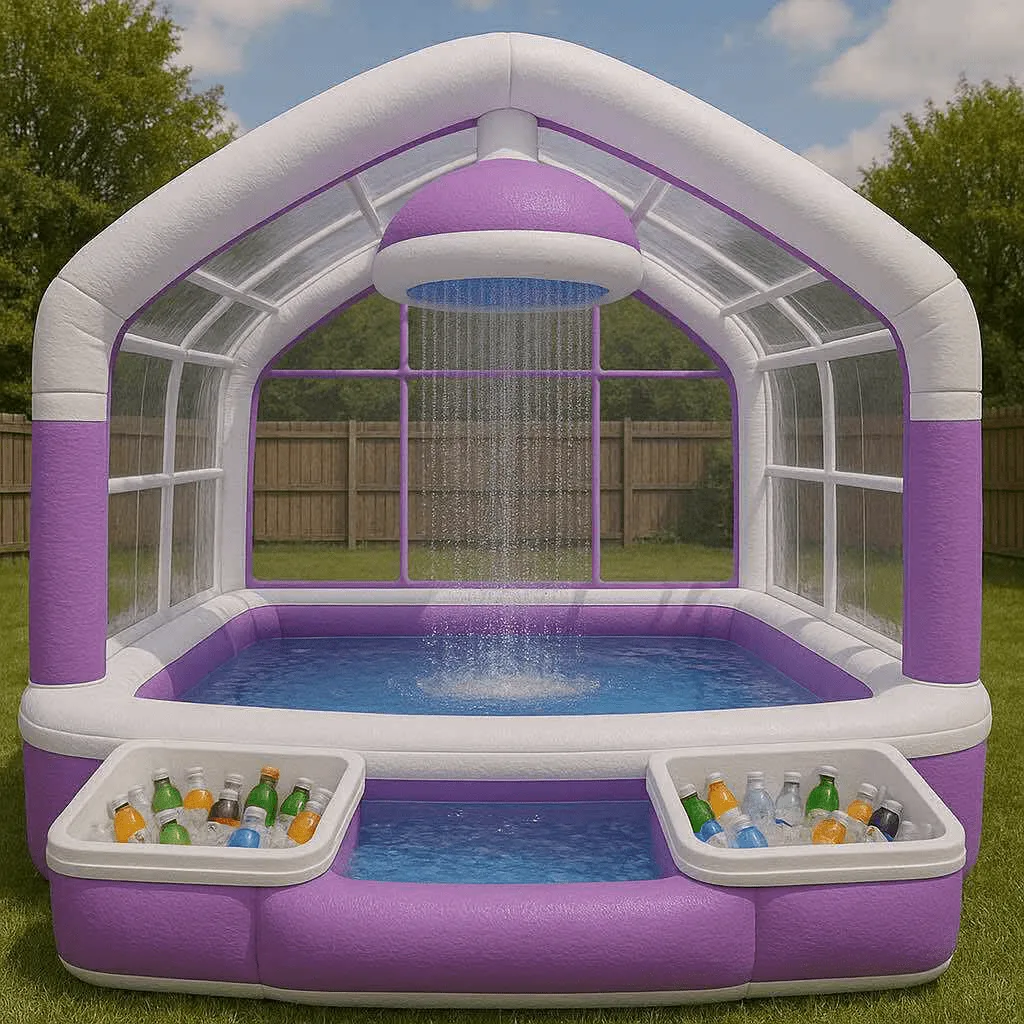 Inflatable Shower Paddling Pools with Built-In Coolers: Soak, Sip, and Splash Smarter
