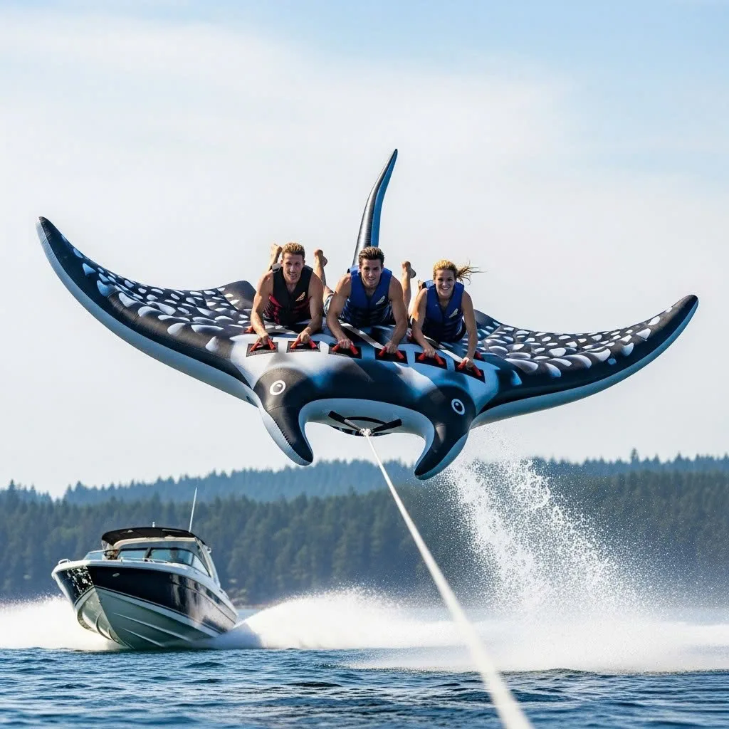 How to Use Animal Shaped Inflatable Towables