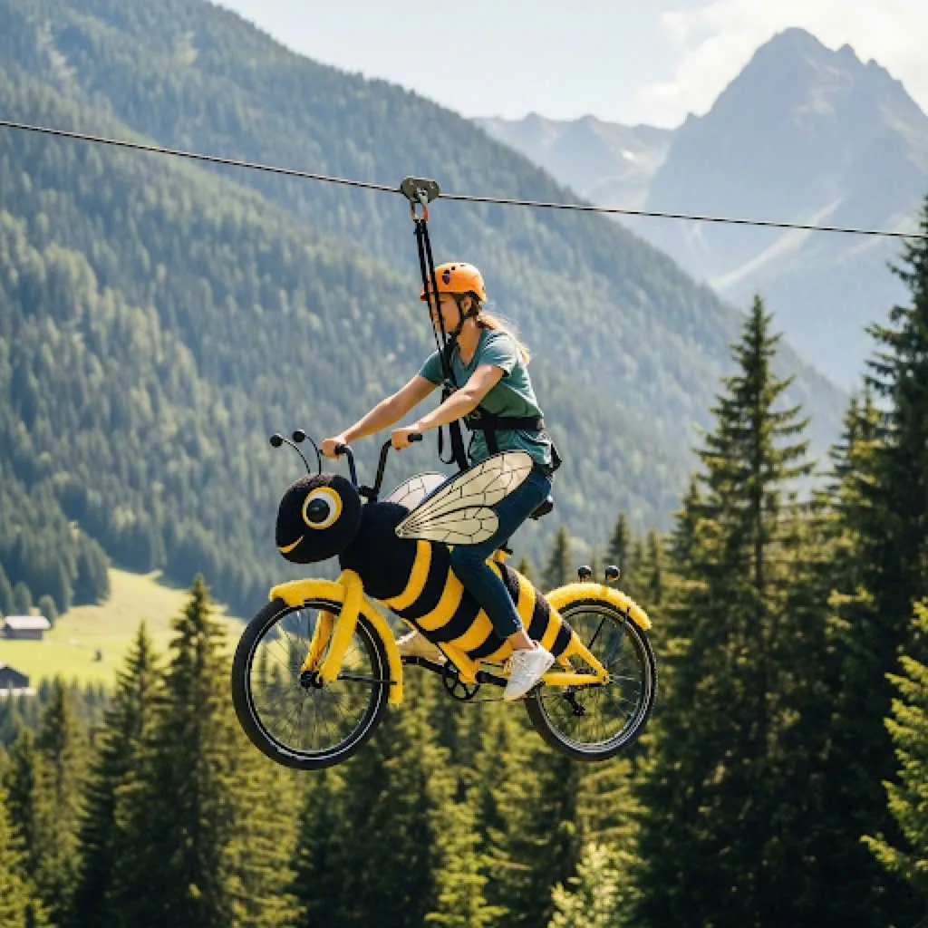 Understanding the Concept of Animal Shaped Zipline Bikes
