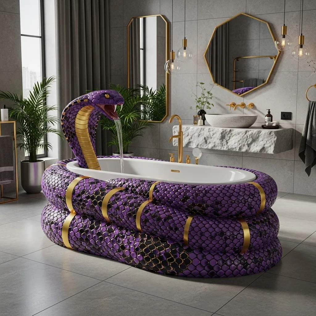 Dive into Luxury: Exploring the Allure of Cobra Shaped Bathtubs