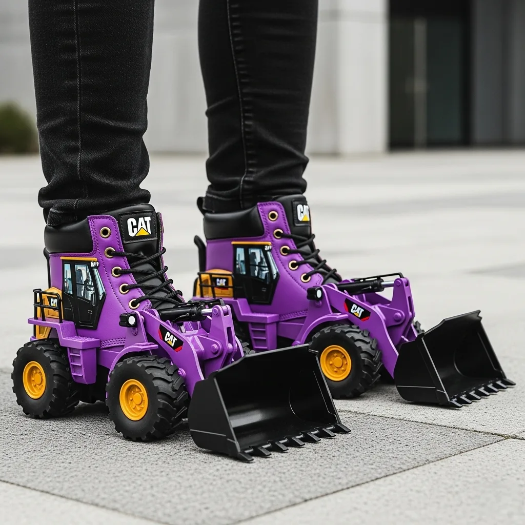 Construction Vehicle Boots: Rugged Style Meets Childhood Fun