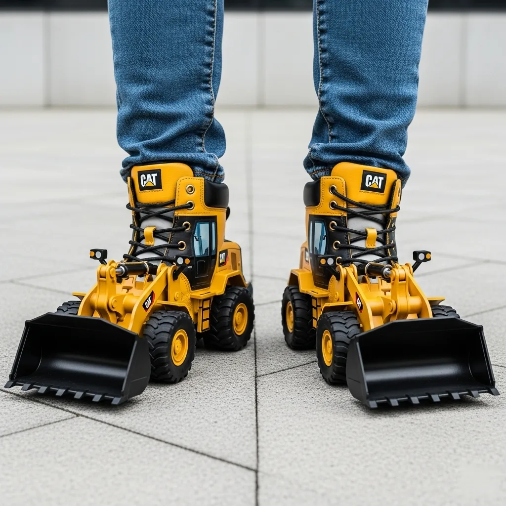 Construction Vehicle Boots: Rugged Style Meets Childhood Fun