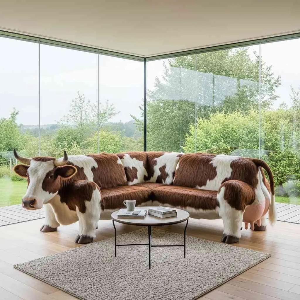 Elevate Your Living Space with a Cow Sofa - Uniquely Chic Comfort
