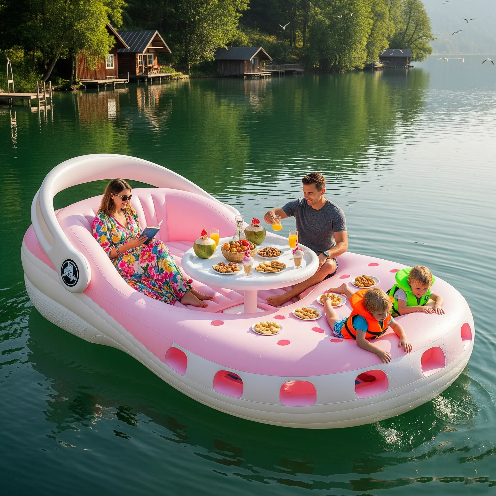 Dive into Fun with the Croc Shaped Pool Float - A Splashy Summer Essential