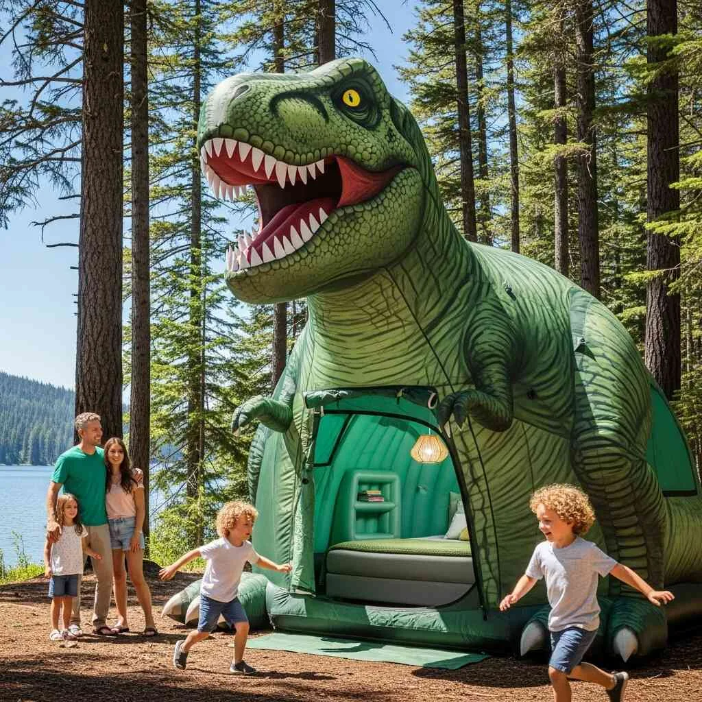 Unearth Adventure with Dinosaur Camping Tents - A Prehistoric Twisting Experience in the Wilderness