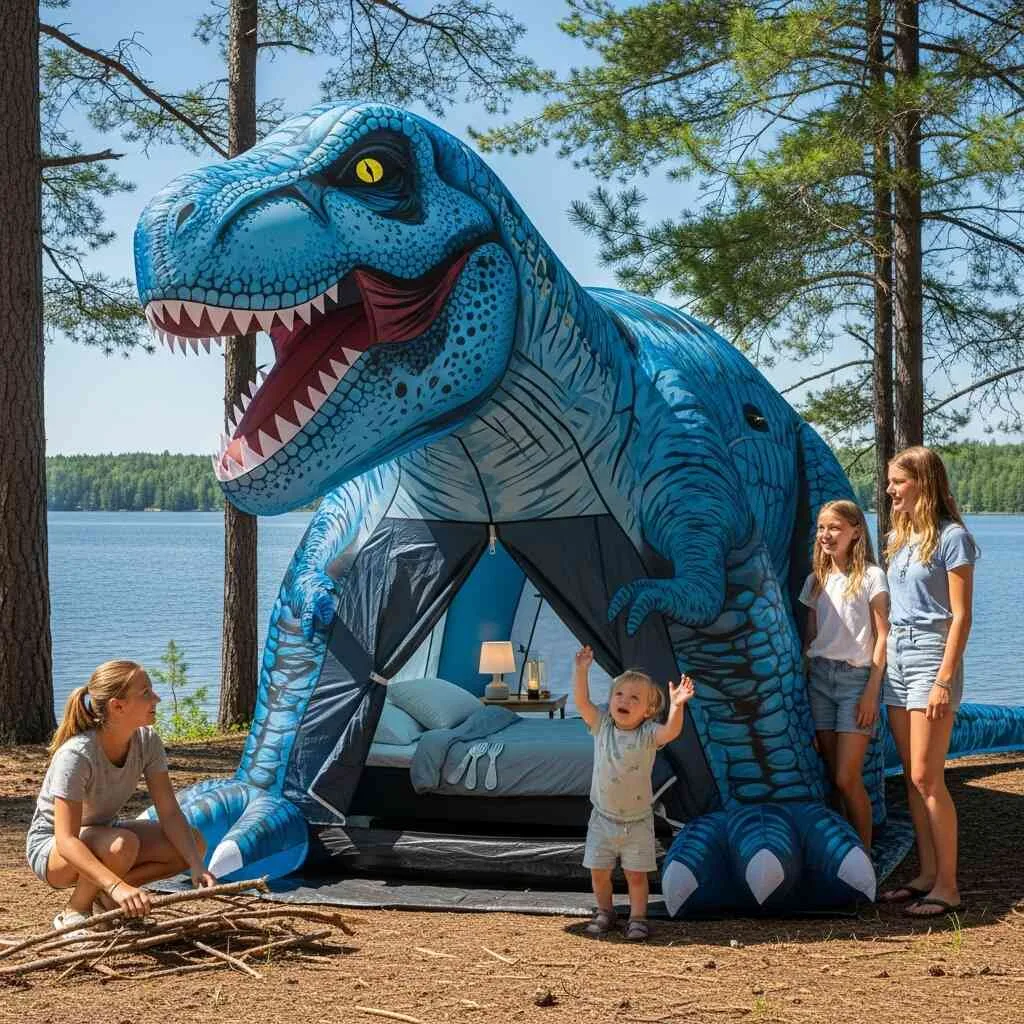 Unearth Adventure with Dinosaur Camping Tents - A Prehistoric Twisting Experience in the Wilderness