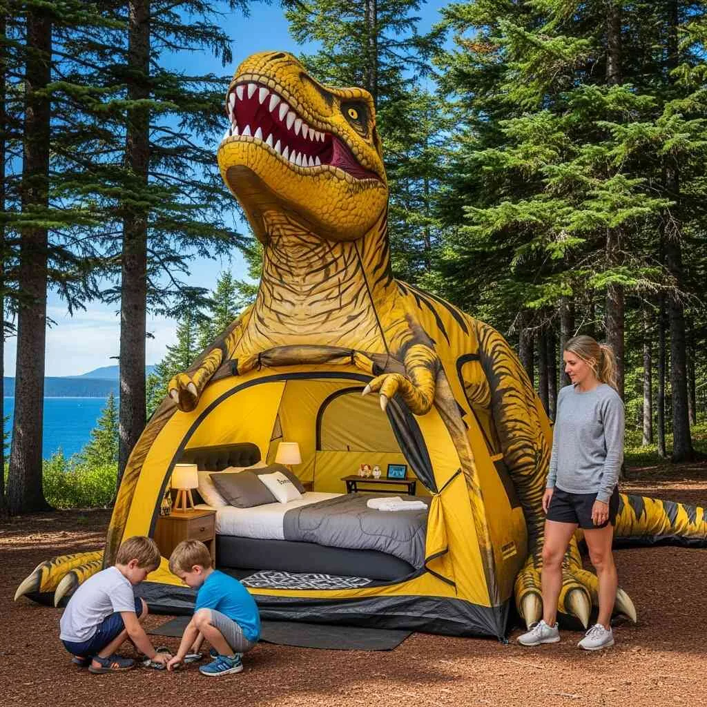 Building the Perfect Dinosaur-Themed Campsite