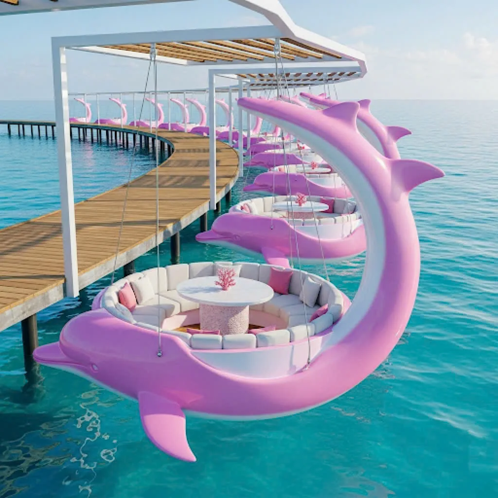 The Aesthetic and Functional Appeal of the Dolphin Shaped Hanging Lounge
