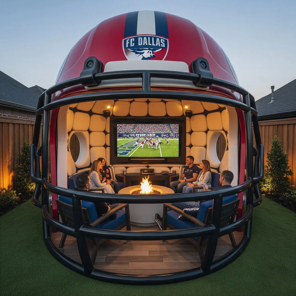 Football Helmet Gazebos: Score Big on Style and Outdoor Fun