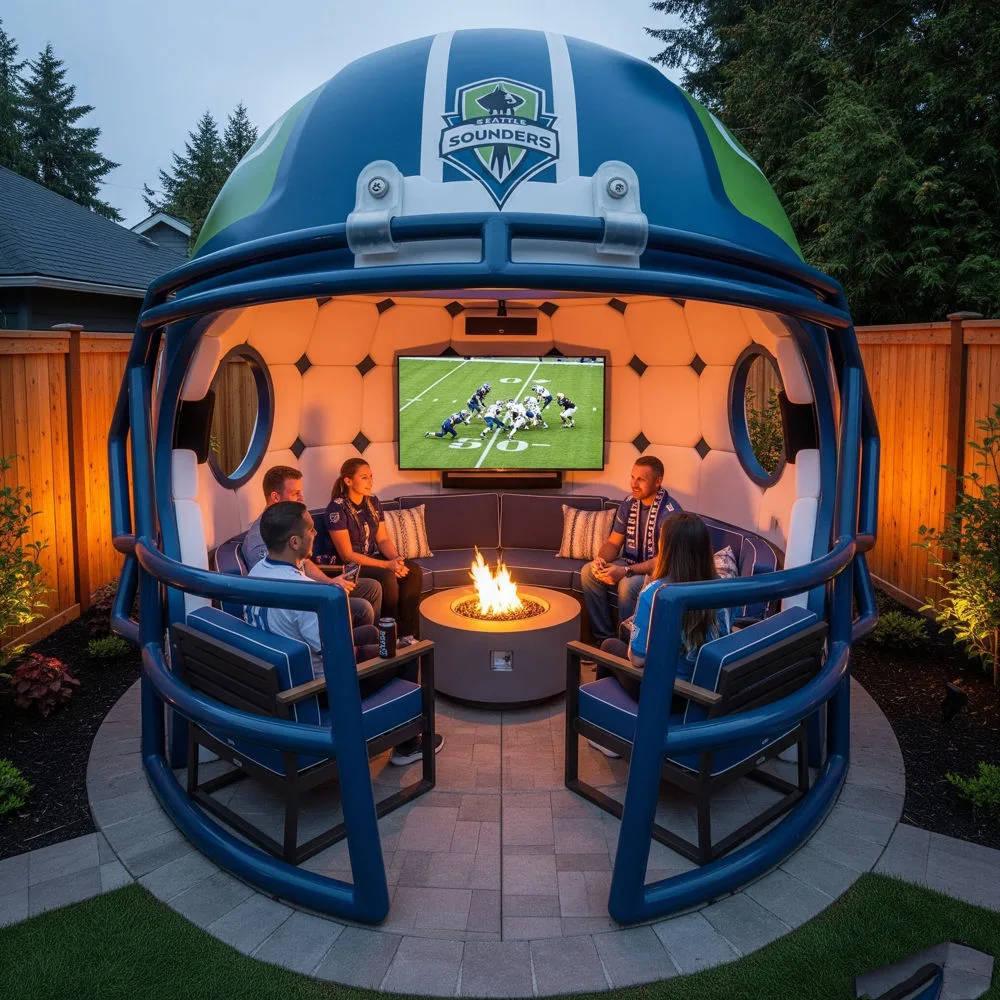Football Helmet Gazebos: Score Big on Style and Outdoor Fun