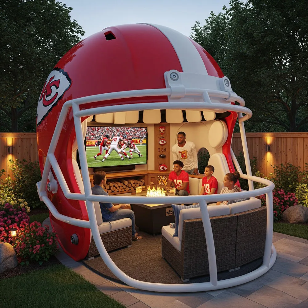Football Helmet Gazebos: Score Big on Style and Outdoor Fun