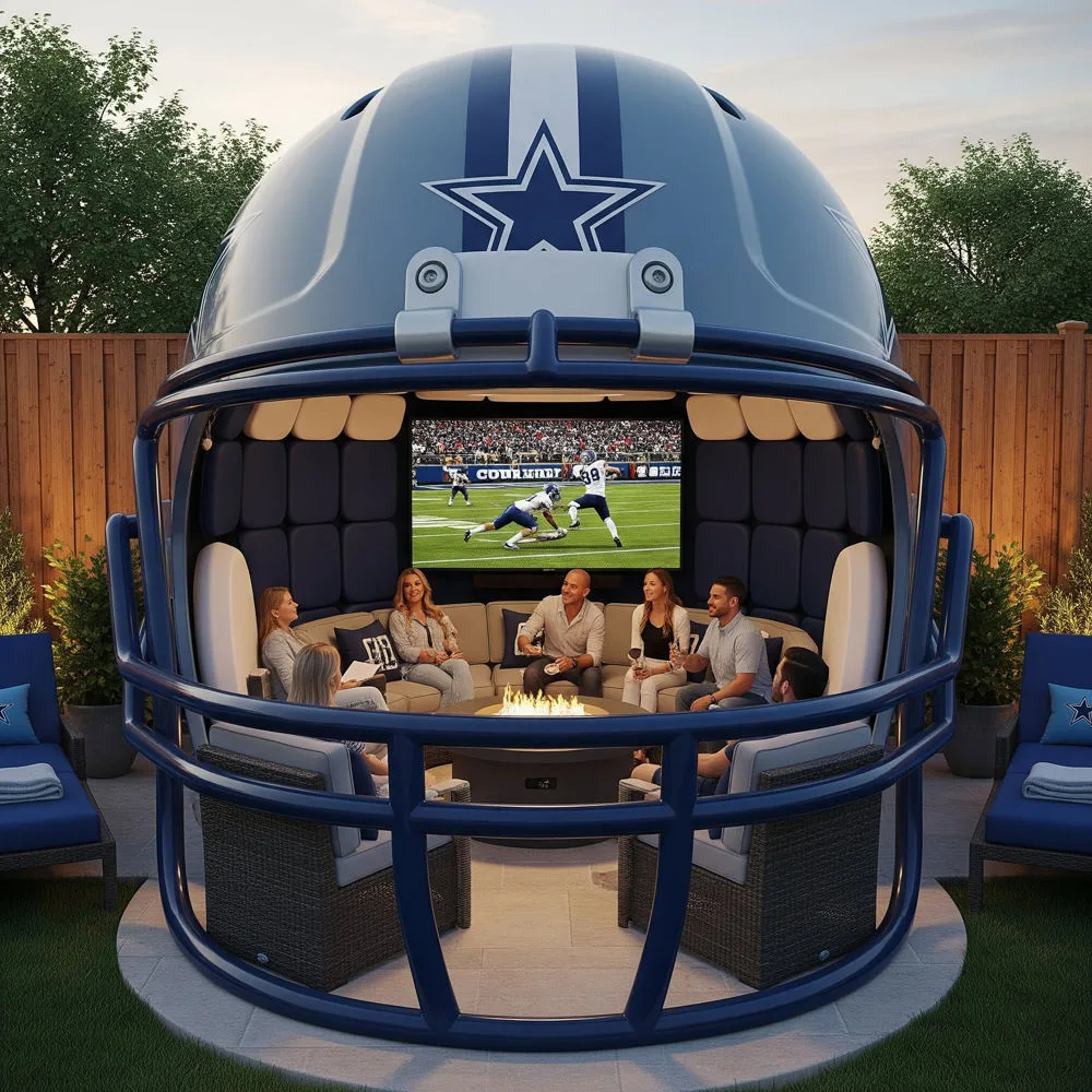 Football Helmet Gazebos: Score Big on Style and Outdoor Fun