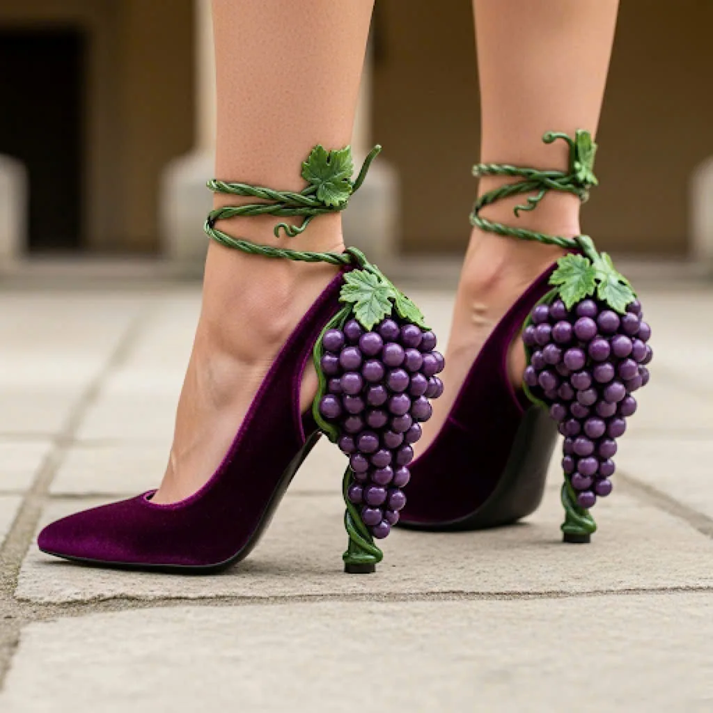 Step into Style and Fun - Explore the World of Fruit Shaped High Heels