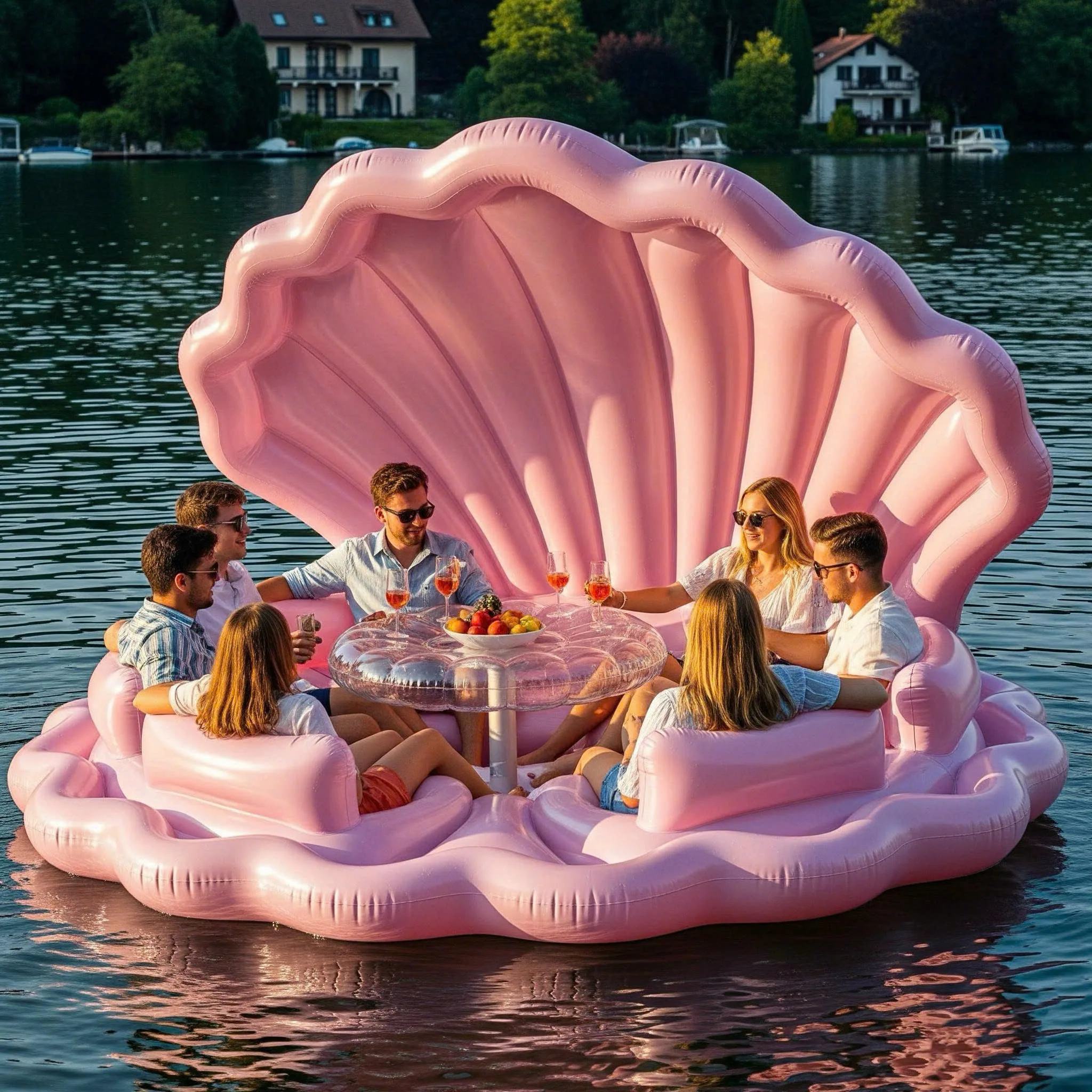 Dive Into Fun with Giant Inflatable Clam Lake Floats – The Ultimate Water Leisure Experience