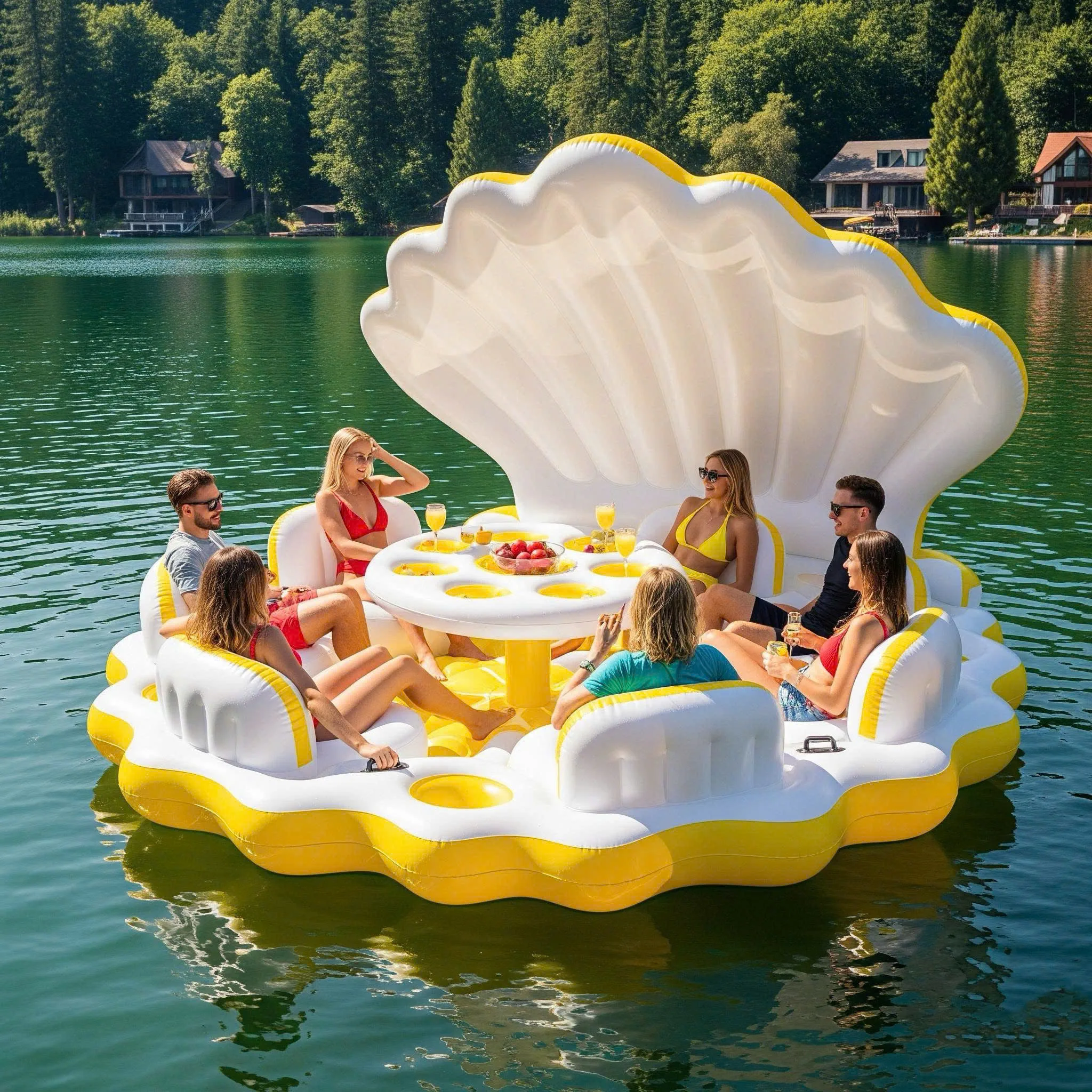 Dive Into Fun with Giant Inflatable Clam Lake Floats – The Ultimate Water Leisure Experience