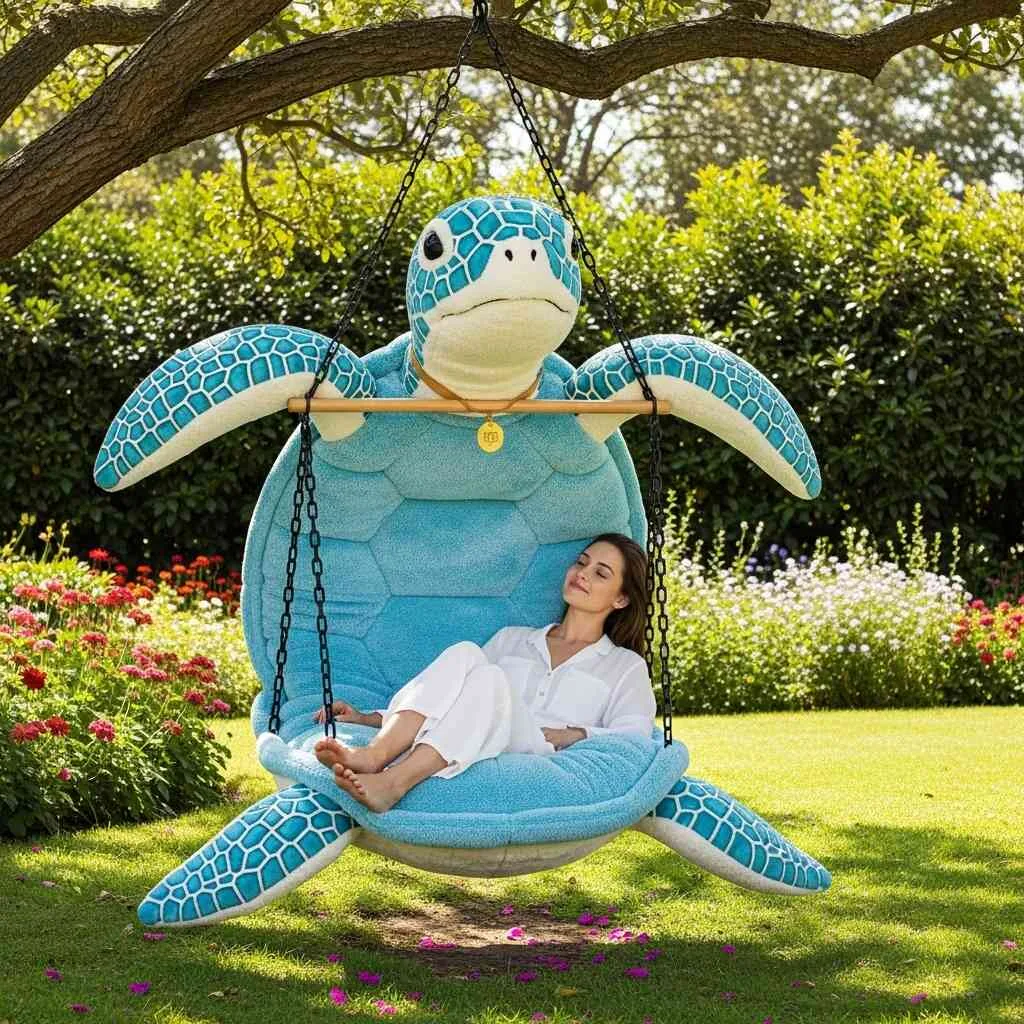 Discover Comfort and Fun with the Hanging Turtle Lounger – A Versatile Retreat for Your Pet