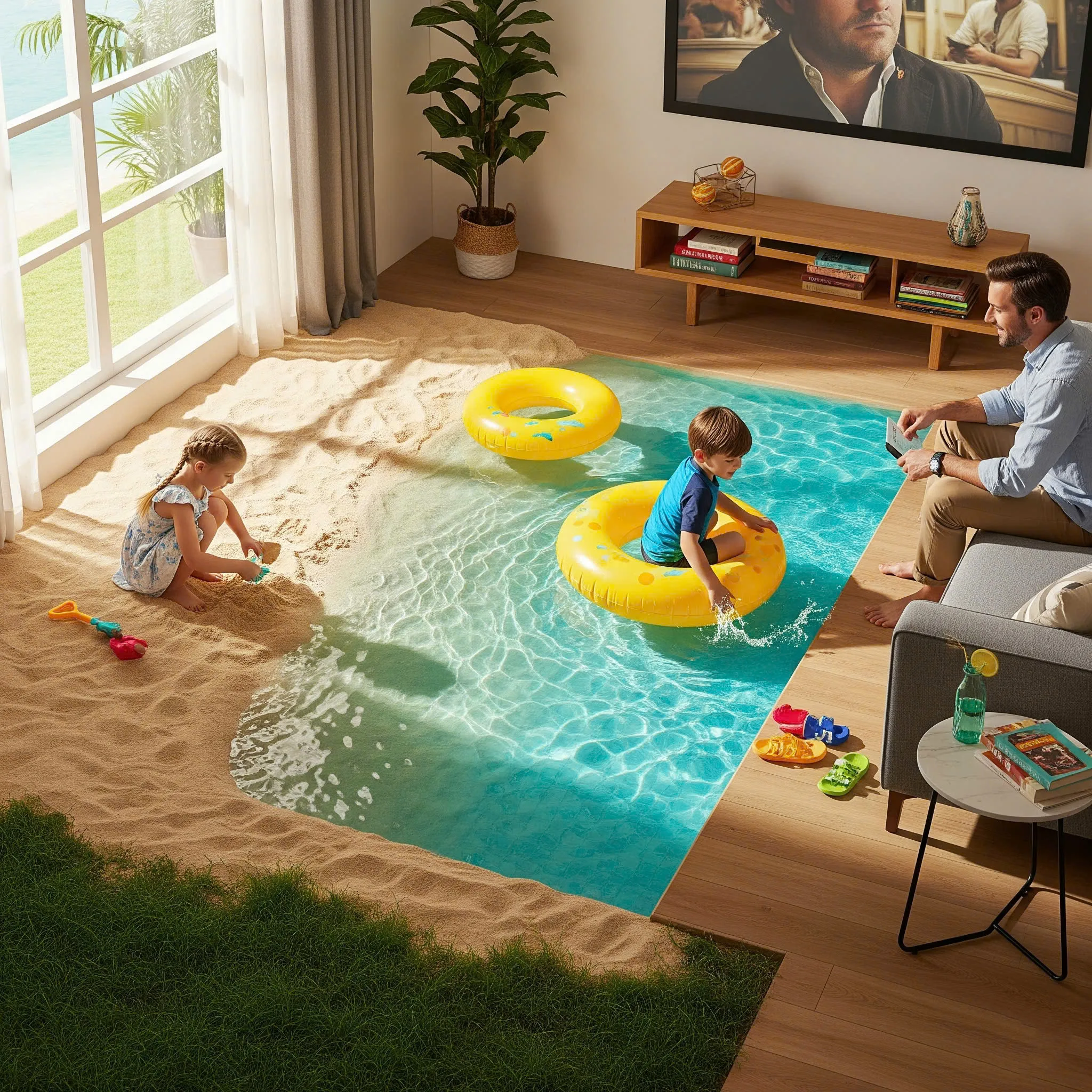 Designing the Perfect Indoor Beach Living Room