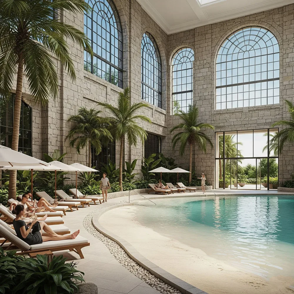 Indoor Beach Pools: Bring the Ocean Vibes Inside All Year Round